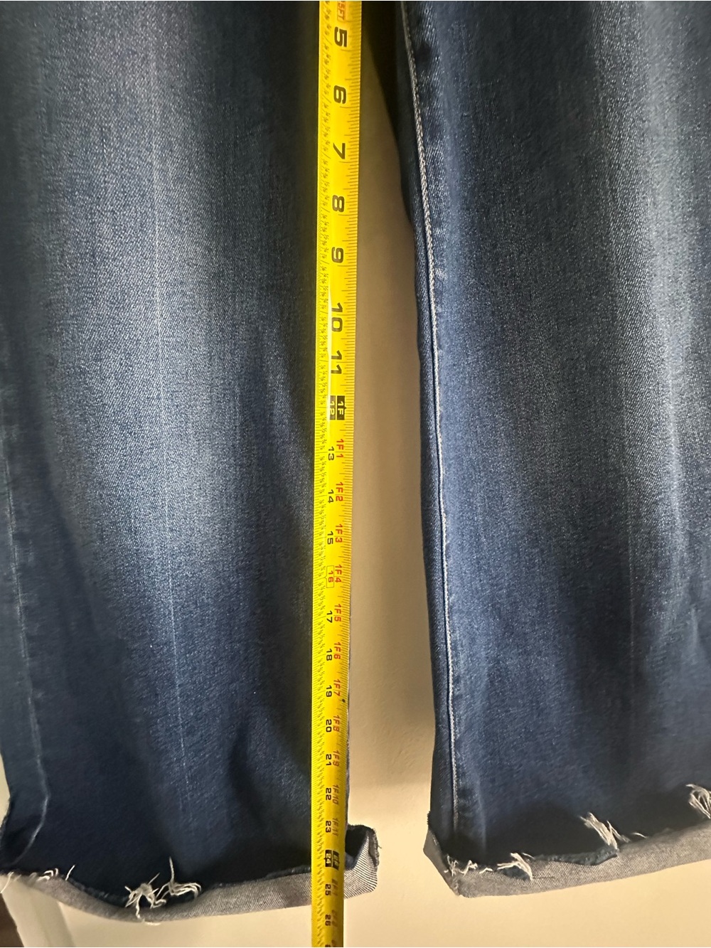 Rise Brand - High-Rise Wide Leg Jeans - Dark Blue - Size 9/29 - inseam 26” - Picture 10 of 13